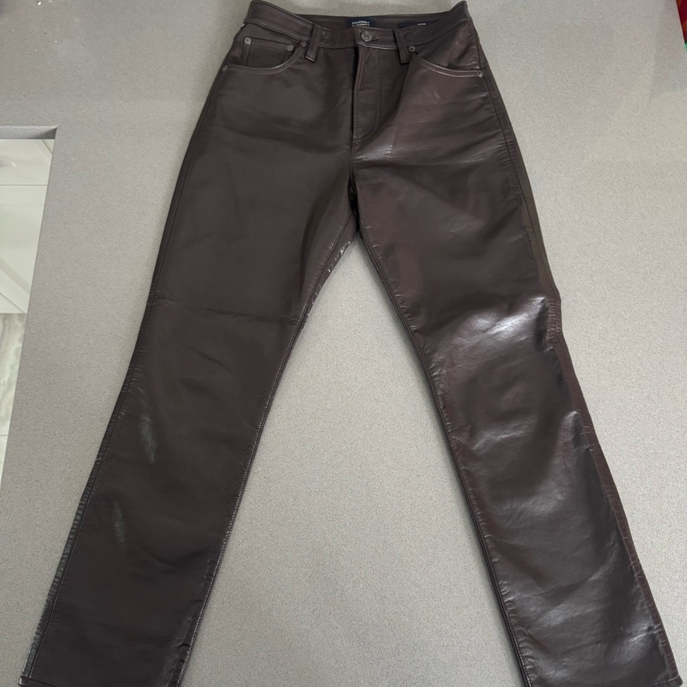Citizens of Humanity Recycled Leather Pants.